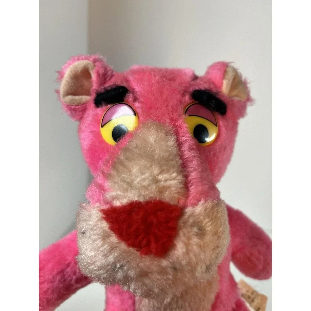 Vintage Pink Panther Plush Mighty Star Stuffed Animal Toy Collectible 10